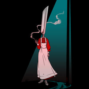 She can't actually smoke, she's just a pyromaniac.